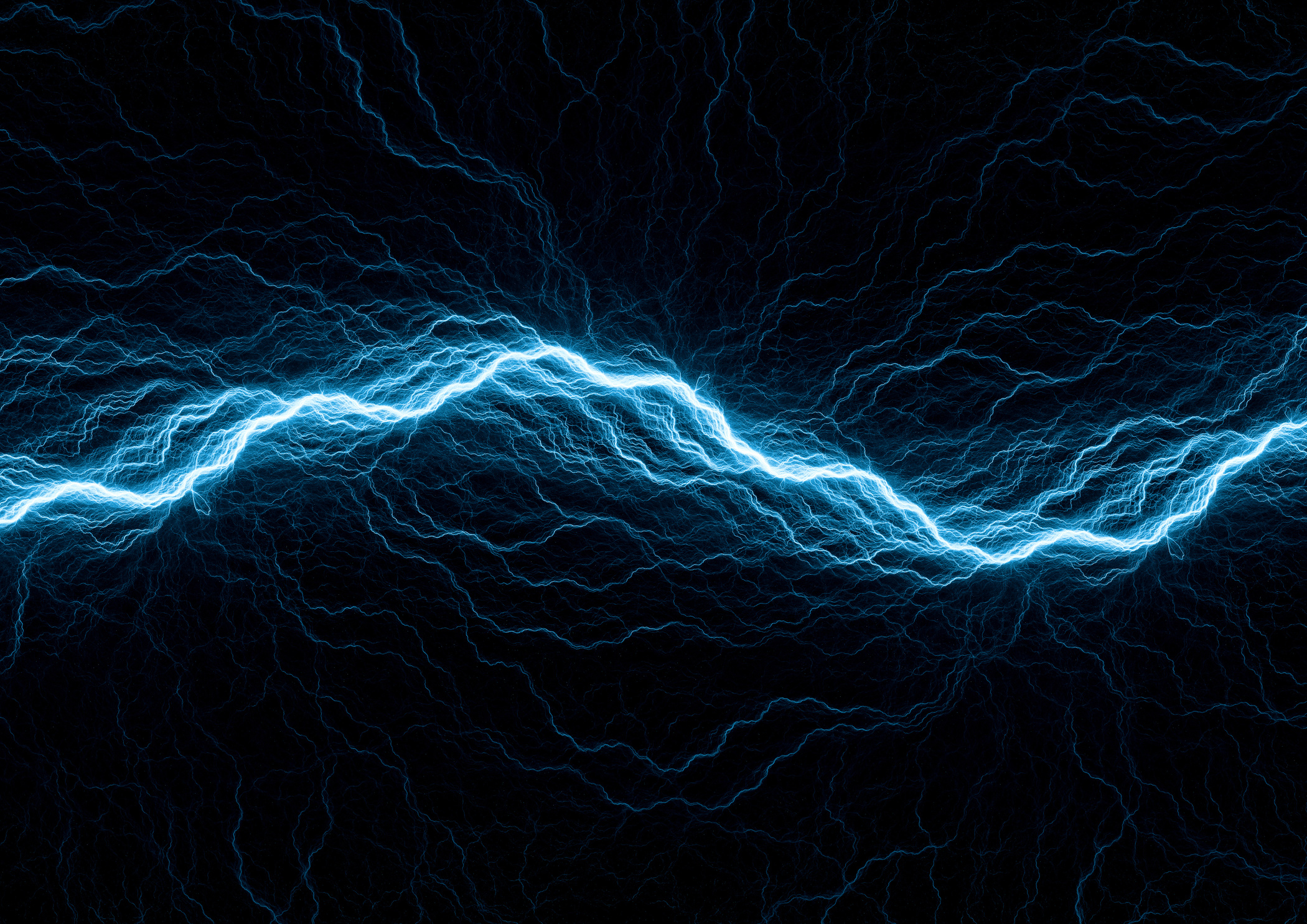 Blue lightning