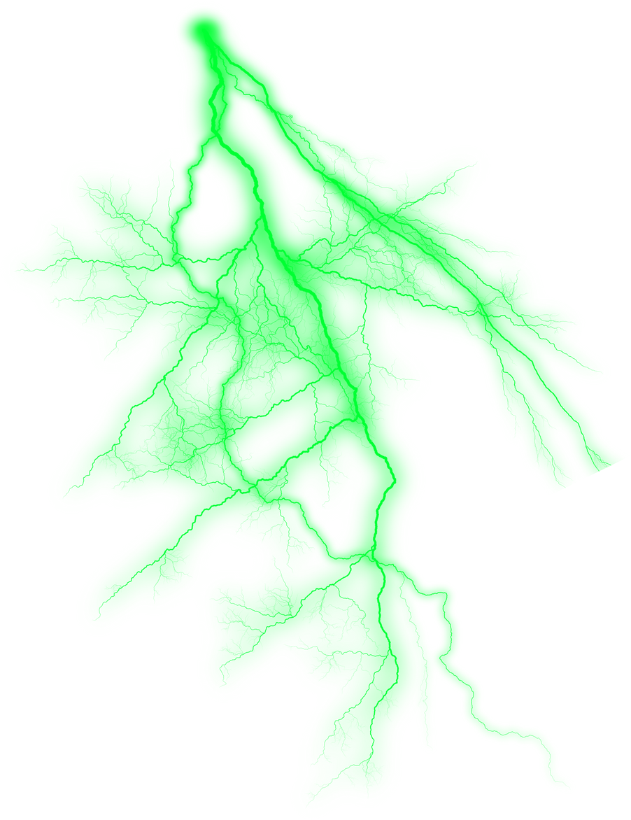 Green Lightning Effect