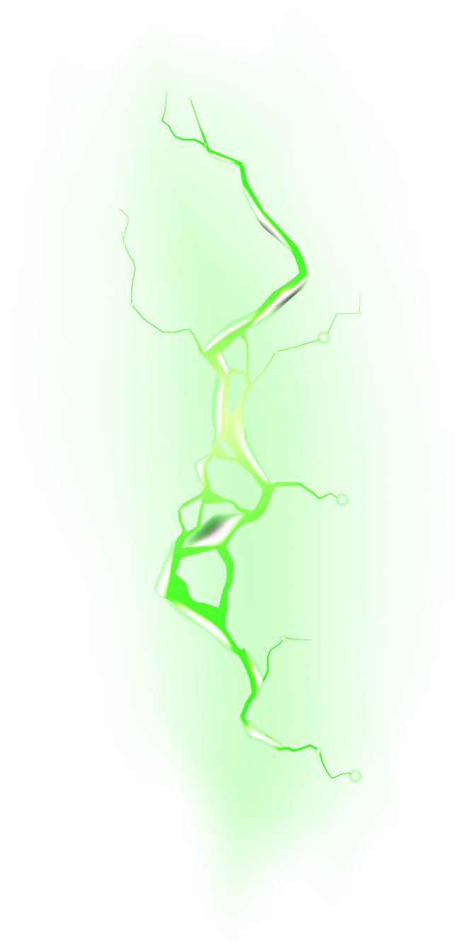 Green lightning
